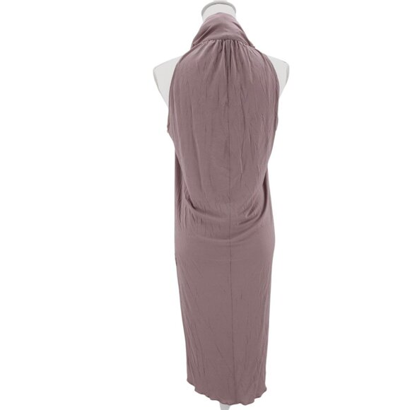 NWT ANNE VALERIE HASH Kelly Dress Parme Light Crepe Mauve Pink Couture MEDIUM - Picture 5 of 9